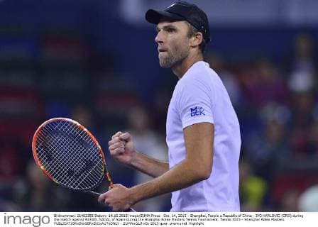 Oct. 14, 2015 - Shanghai, People s Republic of China - IVO KARLOVIC (CRO) during the match against RAFAEL NADAL of Spain during the Shanghai Rolex Masters Tennis Tournament. Tennis 2015 - Shanghai Rolex Masters  - ZUMAm119