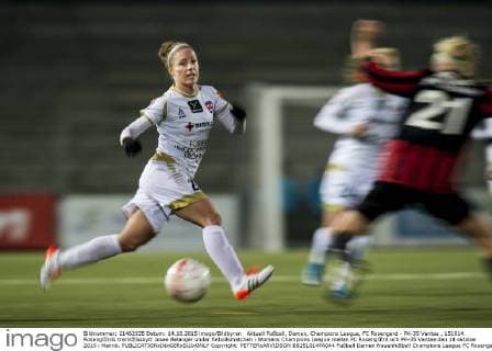 Aktuell Fußball, Damen, Champions League, FC Rosengard - PK-35 Vantaa , 151014 Roseng?rds trem?lsskytt Josee Belanger under fotbollsmatchen i Womens Champions League mellan FC Roseng?rd och PK-35 Vantaa den 14 oktober 2015 i Malmö.  Copyright: PETTERxARVIDSON BB151014PA044