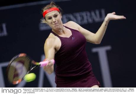 TENNIS - WTA Tennis Damen Generali Ladies 2015 LINZ,AUSTRIA,15.OCT.15 - TENNIS - WTA Tour, Generali Ladies. Image shows Anastasia Pavlyuchenkova (RUS). GEPAxpictures xMatthiasxHauer