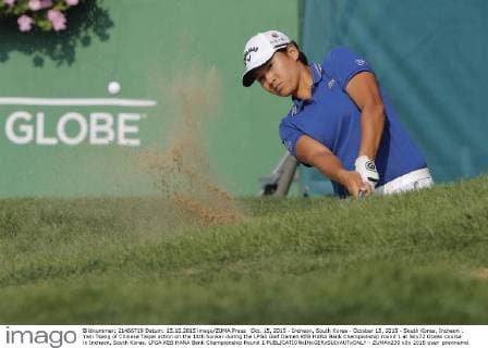 Oct. 15, 2015 - Incheon, South Korea - October 15, 2015 - South Korea, Incheon : Yani Tseng of Chinese Taipei action on the 18th bunker during the LPGA Golf Damen KEB HANA Bank Championship round 1 at Sky72 Ocean course in Incheon, South Korea. LPGA KEB HANA Bank Championship Round 1  - ZUMAn230