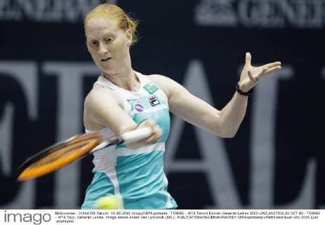 TENNIS - WTA Tennis Damen Generali Ladies 2015 LINZ,AUSTRIA,15.OCT.15 - TENNIS - WTA Tour, Generali Ladies. Image shows Alison Van Uytvanck (BEL). GEPAxpictures xMatthiasxHauer