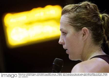 TENNIS - WTA Tennis Damen Generali Ladies 2015 LINZ,AUSTRIA,15.OCT.15 - TENNIS - WTA Tour, Generali Ladies. Image shows Anastasia Pavlyuchenkova (RUS). GEPAxpictures xMatthiasxHauer