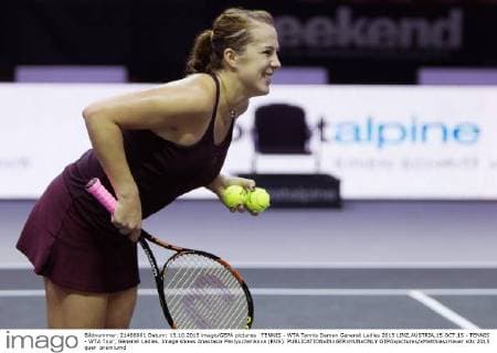 TENNIS - WTA Tennis Damen Generali Ladies 2015 LINZ,AUSTRIA,15.OCT.15 - TENNIS - WTA Tour, Generali Ladies. Image shows Anastasia Pavlyuchenkova (RUS). GEPAxpictures xMatthiasxHauer