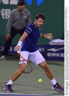 Oct. 15, 2015 - Shanghai, People s Republic of China - STAN WAWRINKA of Switzerland during the match against MARIN CILIC (CRO) during the Shanghai Rolex Masters Tennis Tournament. Tennis 2015 - Shanghai Rolex Masters  - ZUMAm119