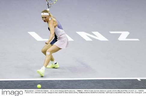 TENNIS - WTA Tennis Damen Generali Ladies 2015 LINZ,AUSTRIA,15.OCT.15 - TENNIS - WTA Tour, Generali Ladies. Image shows Caroline Wozniacki (DEN). GEPAxpictures xMatthiasxHauer