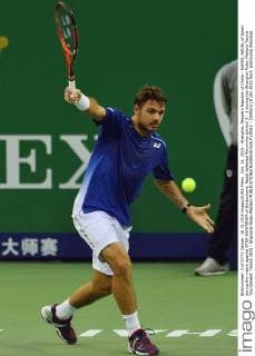 Oct. 16, 2015 - Shanghai, People s Republic of China - RAFAEL NADAL of Spain during the match against STAN WAWRINKA of Switzerland, Nadal defeated Wawrinka (photo) 2 - 1 during the Shanghai Rolex Masters Tennis Tournament. Tennis 2015 - Shanghai Rolex Masters  - ZUMAm119