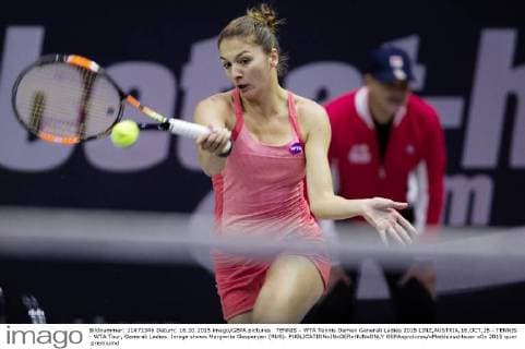 TENNIS - WTA Tennis Damen Generali Ladies 2015 LINZ,AUSTRIA,16.OCT.15 - TENNIS - WTA Tour, Generali Ladies. Image shows Margarita Gasparyan (RUS). GEPAxpictures xMatthiasxHauer