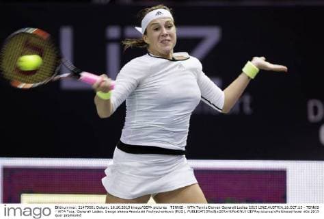 TENNIS - WTA Tennis Damen Generali Ladies 2015 LINZ,AUSTRIA,16.OCT.15 - TENNIS - WTA Tour, Generali Ladies. Image shows Anastasia Pavlyuchenkova (RUS). GEPAxpictures xMatthiasxHauer