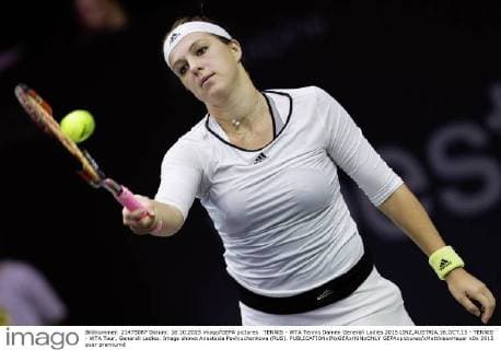 TENNIS - WTA Tennis Damen Generali Ladies 2015 LINZ,AUSTRIA,16.OCT.15 - TENNIS - WTA Tour, Generali Ladies. Image shows Anastasia Pavlyuchenkova (RUS). GEPAxpictures xMatthiasxHauer