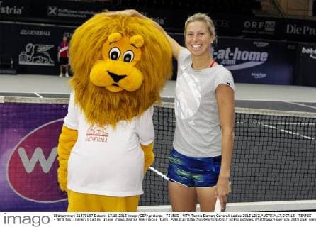 TENNIS - WTA Tennis Damen Generali Ladies 2015 LINZ,AUSTRIA,17.OCT.15 - TENNIS - WTA Tour, Generali Ladies. Image shows Andrea Hlavackova (CZE). GEPAxpictures xMatthiasxHauer