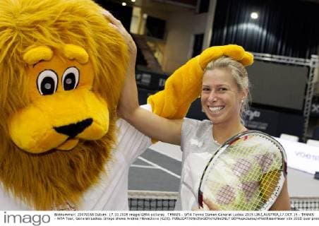 TENNIS - WTA Tennis Damen Generali Ladies 2015 LINZ,AUSTRIA,17.OCT.15 - TENNIS - WTA Tour, Generali Ladies. Image shows Andrea Hlavackova (CZE). GEPAxpictures xMatthiasxHauer
