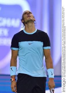 Oct. 17, 2015 - Shanghai, People s Republic of China - RAFAEL NADAL of Spain during the match against JO WILFRIED TSONGA of France, during the semi - finals of the Shanghai Rolex Masters Tennis Tournament. Tennis 2015 - Shanghai Masters  - ZUMAm119