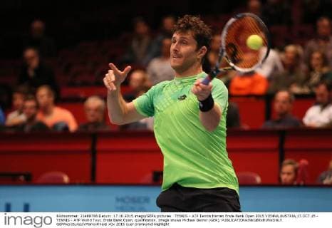 TENNIS - ATP Tennis Herren Erste Bank Open 2015 VIENNA,AUSTRIA,17.OCT.15 - TENNIS - ATP World Tour, Erste Bank Open, qualification. Image shows Michael Berrer (GER). GEPAxpictures xMarioxKneisl