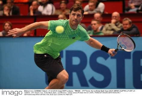 TENNIS - ATP Tennis Herren Erste Bank Open 2015 VIENNA,AUSTRIA,17.OCT.15 - TENNIS - ATP World Tour, Erste Bank Open, qualification. Image shows Michael Berrer (GER). GEPAxpictures xMarioxKneisl