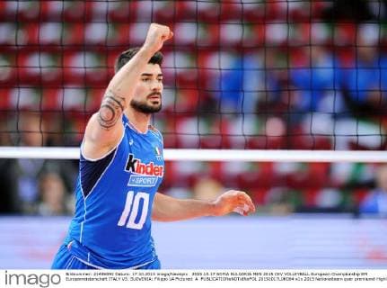 2015.10.17 SOFIA BULGARIA MEN 2015 CEV VOLLEYBALL European Championship EM Europameisterschaft ITALY VS. SLOVENIA: Filippo LA Pictured: A  20151017LUK064