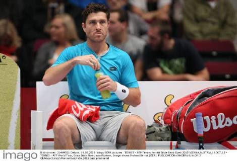 TENNIS - ATP Tennis Herren Erste Bank Open 2015 VIENNA,AUSTRIA,18.OCT.15 - TENNIS - ATP World Tour, Erste Bank Open, qualification. Image shows Michael Berrer (GER). GEPAxpictures xMarioxKneisl