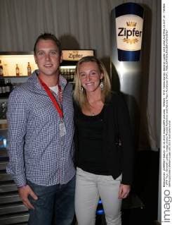 TENNIS - WTA Tennis Damen Generali Ladies 2015 LINZ,AUSTRIA,18.OCT.15 - TENNIS - WTA Tour, Generali Ladies. Image shows Michael Achleitner and Patricia Mayr-Achleitner (AUT). GEPAxpictures xWalterxLuger