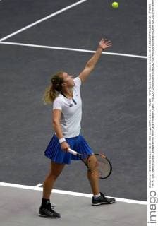 TENNIS - WTA Tennis Damen Generali Ladies 2015 LINZ,AUSTRIA,18.OCT.15 - TENNIS - WTA Tour, Generali Ladies. Image shows Anna-Lena Friedsam (GER). GEPAxpictures xWalterxLuger