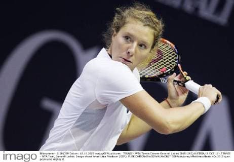 TENNIS - WTA Tennis Damen Generali Ladies 2015 LINZ,AUSTRIA,18.OCT.15 - TENNIS - WTA Tour, Generali Ladies. Image shows Anna-Lena Friedsam (GER). GEPAxpictures xMatthiasxHauer