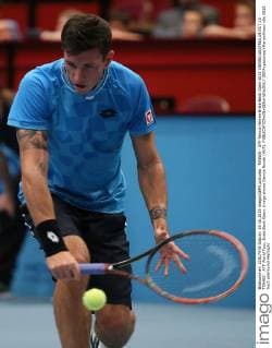 TENNIS - ATP Tennis Herren Erste Bank Open 2015 VIENNA,AUSTRIA,19.OCT.15 - TENNIS - ATP World Tour, Erste Bank Open. Image shows Dennis Novak (AUT). GEPAxpictures xMarioxKneisl