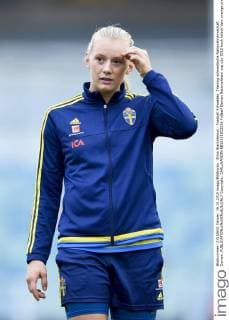 Stina Blackstenius - Fussball Schweden, Training schwedische Nationalmannschaft Damen.  Copyright: CARLxSANDIN BB151019CS026