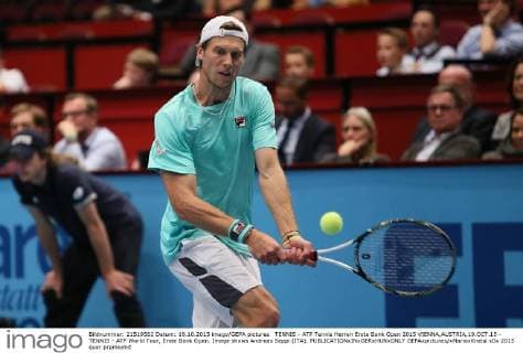 TENNIS - ATP Tennis Herren Erste Bank Open 2015 VIENNA,AUSTRIA,19.OCT.15 - TENNIS - ATP World Tour, Erste Bank Open. Image shows Andreas Seppi (ITA). GEPAxpictures xMarioxKneisl