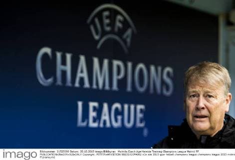 Malmös Coach Age Hareide Training Champions League Malmö FF.  Copyright: PETTERxARVIDSON BB151020PA002
