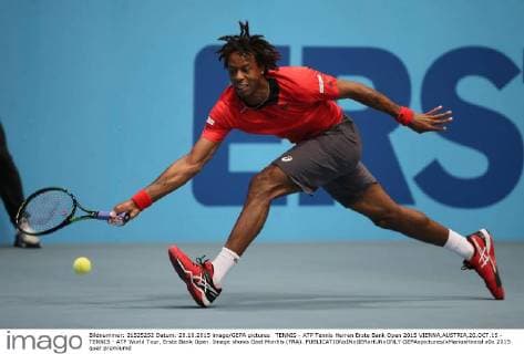 TENNIS - ATP Tennis Herren Erste Bank Open 2015 VIENNA,AUSTRIA,20.OCT.15 - TENNIS - ATP World Tour, Erste Bank Open. Image shows Gael Monfils (FRA). GEPAxpictures xMarioxKneisl