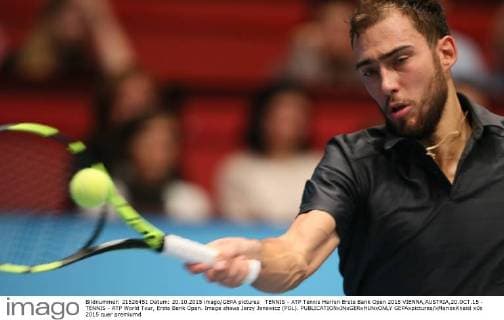 TENNIS - ATP Tennis Herren Erste Bank Open 2015 VIENNA,AUSTRIA,20.OCT.15 - TENNIS - ATP World Tour, Erste Bank Open. Image shows Jerzy Janowicz (POL). GEPAxpictures xMarioxKneisl