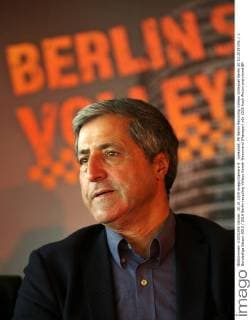 Volleyball, PK Berlin Recycling Volleys Volleyball Berlin 20.10.2015 DVL 1. Bundesliga Saison 2015 2016 Berlin recycling Volleys Kaweh Niroomand (Manager)