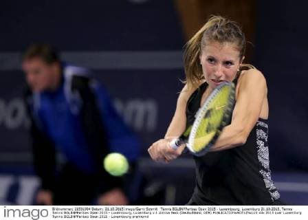 Tennis BGLBNPParibas Open 2015 - Luxembourg, Luxemburg 21.10.2015, Tennis Tennis BGLBNPParibas Open 2015 - Luxembourg, Luxemburg v.l. Annika Beck (Deutschland, GER) 