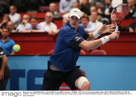 TENNIS - ATP Tennis Herren Erste Bank Open 2015 VIENNA,AUSTRIA,21.OCT.15 - TENNIS - ATP World Tour, Erste Bank Open. Image shows John Isner (USA). GEPAxpictures xMarioxKneisl