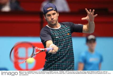 TENNIS - ATP Tennis Herren Erste Bank Open 2015 VIENNA,AUSTRIA,21.OCT.15 - TENNIS - ATP World Tour, Erste Bank Open. Image shows Tommy Haas (GER). GEPAxpictures xMarioxKneisl