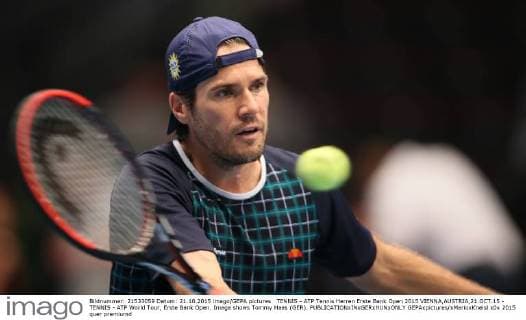 TENNIS - ATP Tennis Herren Erste Bank Open 2015 VIENNA,AUSTRIA,21.OCT.15 - TENNIS - ATP World Tour, Erste Bank Open. Image shows Tommy Haas (GER). GEPAxpictures xMarioxKneisl