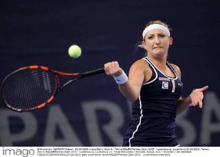 Tennis BGLBNPParibas Open 2015 - Luxembourg, Luxemburg 21.10.2015, Tennis Tennis BGLBNPParibas Open 2015 - Luxembourg, Luxemburg v.l. Timea Bacsinszky (Schweiz, Suisse, SUI) - Nummer 1 der Setzliste 
