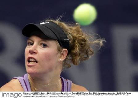 Tennis BGLBNPParibas Open 2015 - Luxembourg, Luxemburg 21.10.2015, Tennis Tennis BGLBNPParibas Open 2015 - Luxembourg, Luxemburg v.l. Laura Siegemund (Deutschland, GER) 
