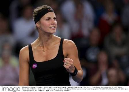 Tennis BGLBNPParibas Open 2015 - Luxembourg, Luxemburg 21.10.2015, Tennis Tennis BGLBNPParibas Open 2015 - Luxembourg, Luxemburg v.l. Mandy Minella (Luxembourg, Luxemburg, LUX) 