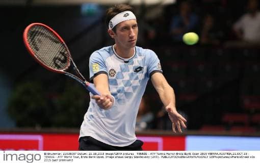 TENNIS - ATP Tennis Herren Erste Bank Open 2015 VIENNA,AUSTRIA,21.OCT.15 - TENNIS - ATP World Tour, Erste Bank Open. Image shows Sergiy Stakhovsky (UKR). GEPAxpictures xMarioxKneisl