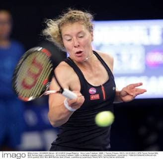 Anna-Lena Friedsam (GER) Tennis, Frauen, 2015 22.10.2015 WTA Tennis Damen BGL BNP Paribas Open Luxembourg - Anna-Lena Friedsam (GER) vs Stefanie Voegele (SUI) Kockelscheuer, Luxemburg 