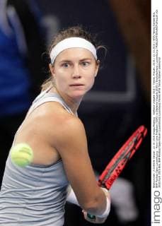 Stefanie Voegele (SUI) Tennis, Frauen, 2015 22.10.2015 WTA Tennis Damen BGL BNP Paribas Open Luxembourg - Anna-Lena Friedsam (GER) vs Stefanie Voegele (SUI) Kockelscheuer, Luxemburg 