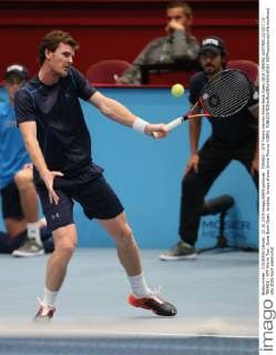 TENNIS - ATP Tennis Herren Erste Bank Open 2015 VIENNA,AUSTRIA,22.OCT.15 - TENNIS - ATP World Tour, Erste Bank Open, doubles. Image shows Jamie Murray (GBR). GEPAxpictures xMarioxKneisl