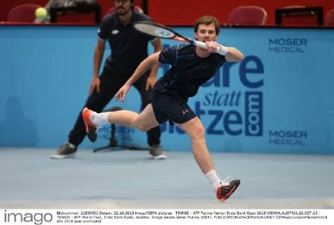 TENNIS - ATP Tennis Herren Erste Bank Open 2015 VIENNA,AUSTRIA,22.OCT.15 - TENNIS - ATP World Tour, Erste Bank Open, doubles. Image shows Jamie Murray (GBR). GEPAxpictures xMarioxKneisl
