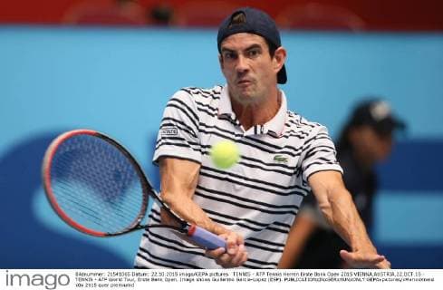 TENNIS - ATP Tennis Herren Erste Bank Open 2015 VIENNA,AUSTRIA,22.OCT.15 - TENNIS - ATP World Tour, Erste Bank Open. Image shows Guillermo Garcia-Lopez (ESP). GEPAxpictures xMarioxKneisl