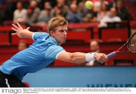 TENNIS - ATP Tennis Herren Erste Bank Open 2015 VIENNA,AUSTRIA,22.OCT.15 - TENNIS - ATP World Tour, Erste Bank Open. Image shows Kevin Anderson (RSA). GEPAxpictures xMarioxKneisl