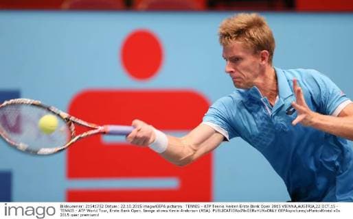 TENNIS - ATP Tennis Herren Erste Bank Open 2015 VIENNA,AUSTRIA,22.OCT.15 - TENNIS - ATP World Tour, Erste Bank Open. Image shows Kevin Anderson (RSA). GEPAxpictures xMarioxKneisl