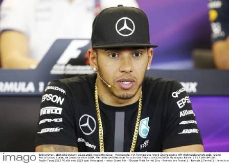 Motorsports: FIA Formula One World Championship WM Weltmeisterschaft 2015, Grand Prix of United States, 44 Lewis Hamilton (GBR, Mercedes AMG Petronas Formula One Team), xHOCHxZWEIx