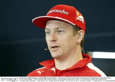 Motorsports: FIA Formula One World Championship WM Weltmeisterschaft 2015, Grand Prix of United States, 7 Kimi Raikkonen (FIN, Scuderia Ferrari), xHOCHxZWEIx