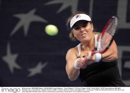 Anna Tatishvili Tennis, Frauen, 2015 22.10.2015 WTA Tennis Damen BGL BNP Paribas Open Luxembourg - Jelena Jankovic (SRB) vs Anna Tatishvili (USA) Kockelscheuer, Luxemburg 
