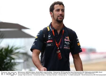 Motorsports: FIA Formula One World Championship WM Weltmeisterschaft 2015, Grand Prix of United States, 3 Daniel Ricciardo (AUS, Infiniti Red Bull Racing), xHOCHxZWEIx