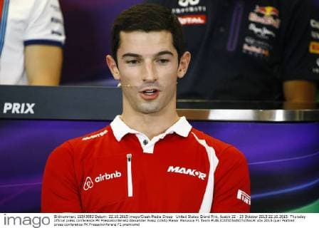United States Grand Prix, Austin 22 - 25 October 2015 22.10.2015- Thursday official press conference PK Pressekonferenz Alexander Rossi (USA) Manor Marussia F1 Team 